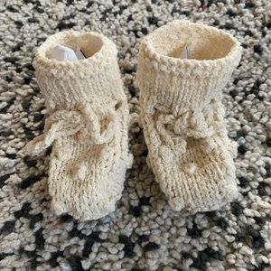 Zara mini knitted booties